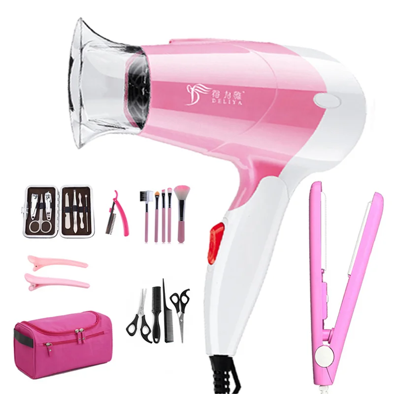 High quality 3 in 1 folding small powerful hair dryer with comb attatchment