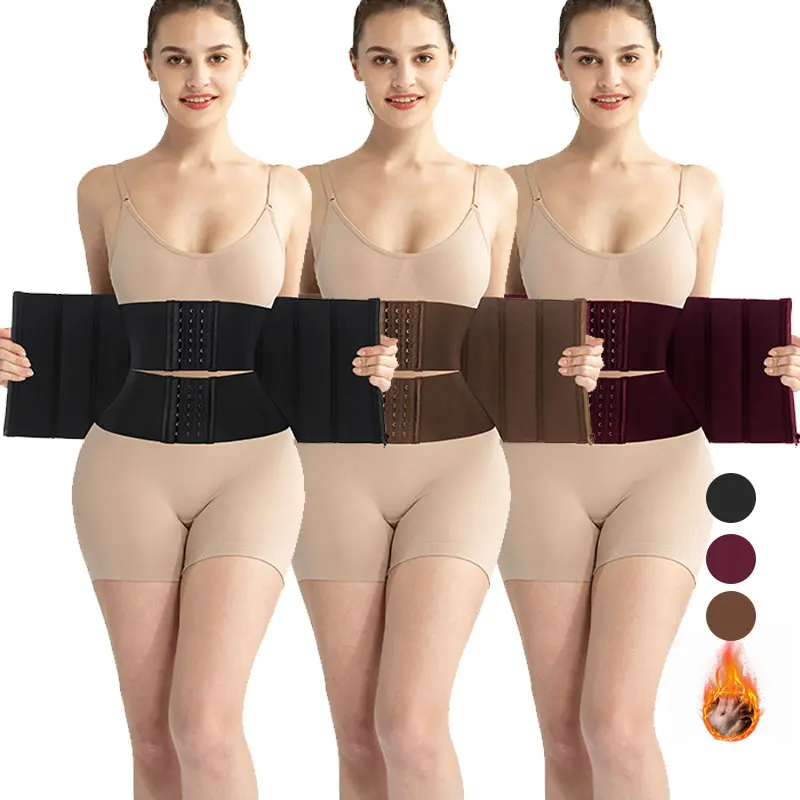 Lower Belly Fat Invisible Triple Bandage Belt Compression Tummy Wrap Waist Trainer For Women