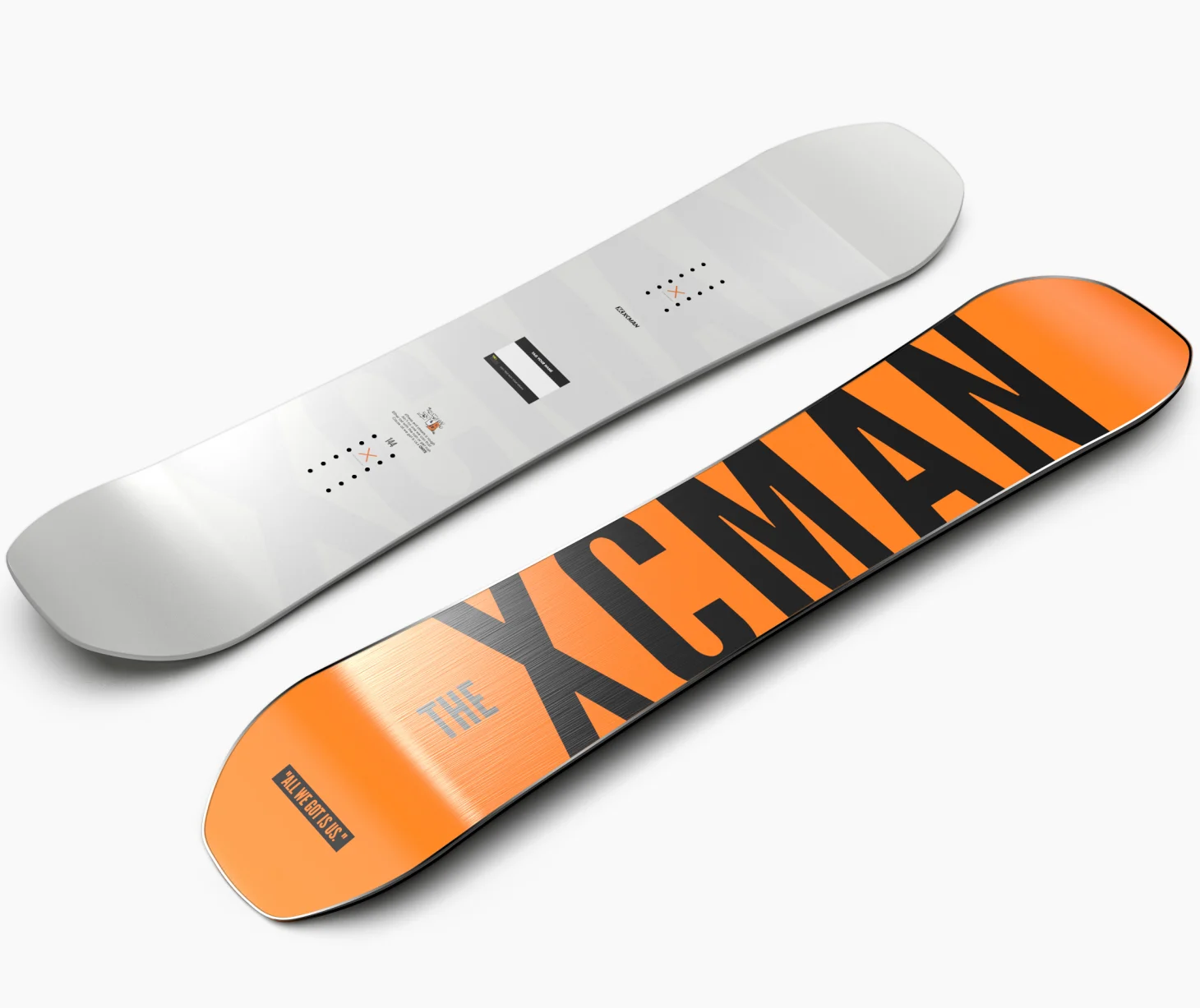 Durable Top Sheet and Low Maintenance Extruded Base Wood Core Snowboards