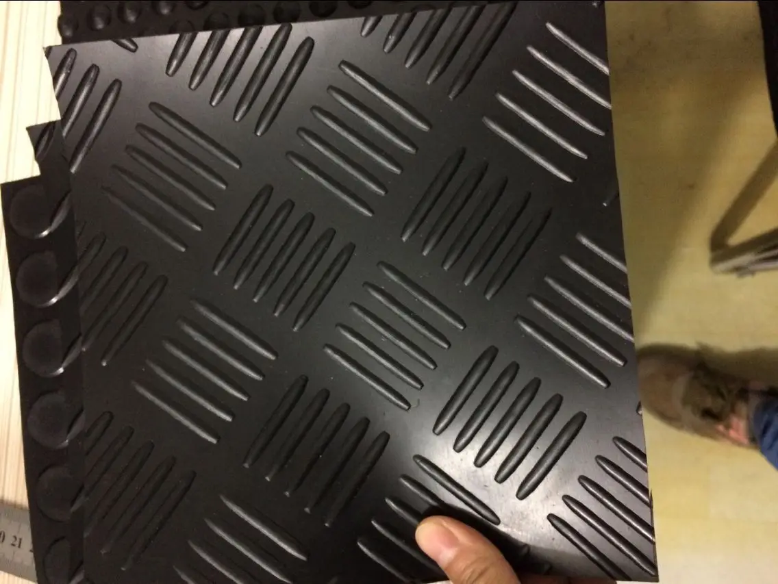 checker rubber mats outdoor rubber floor