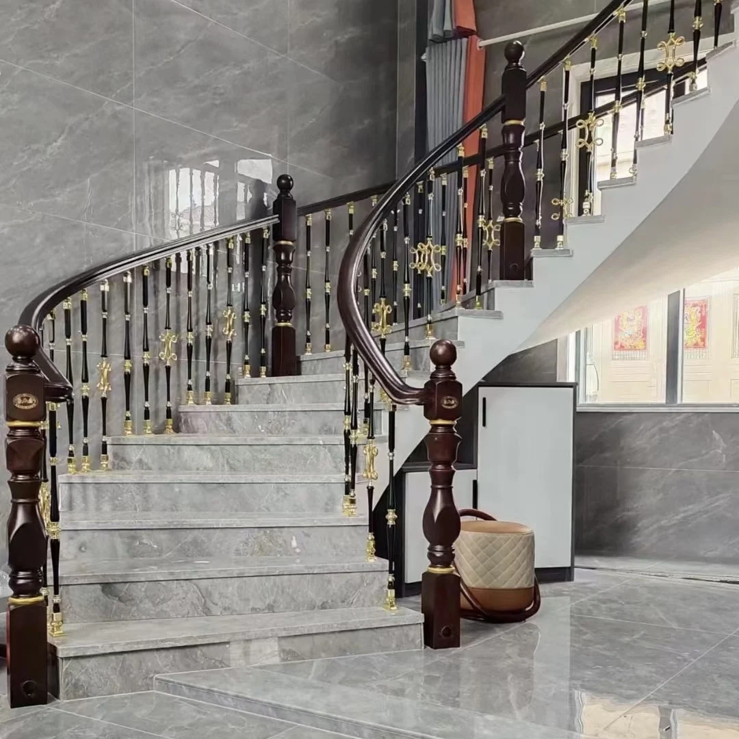 New customization handrails and aluminum guardrails indoor stair railings baluster for staircase decoration