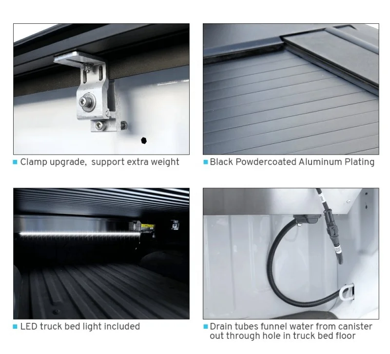 Для Toyota Tundra (2007 - 2021) короткая кровать Power-электрическая крышка роликового затвора tonneau, Жесткая Крышка