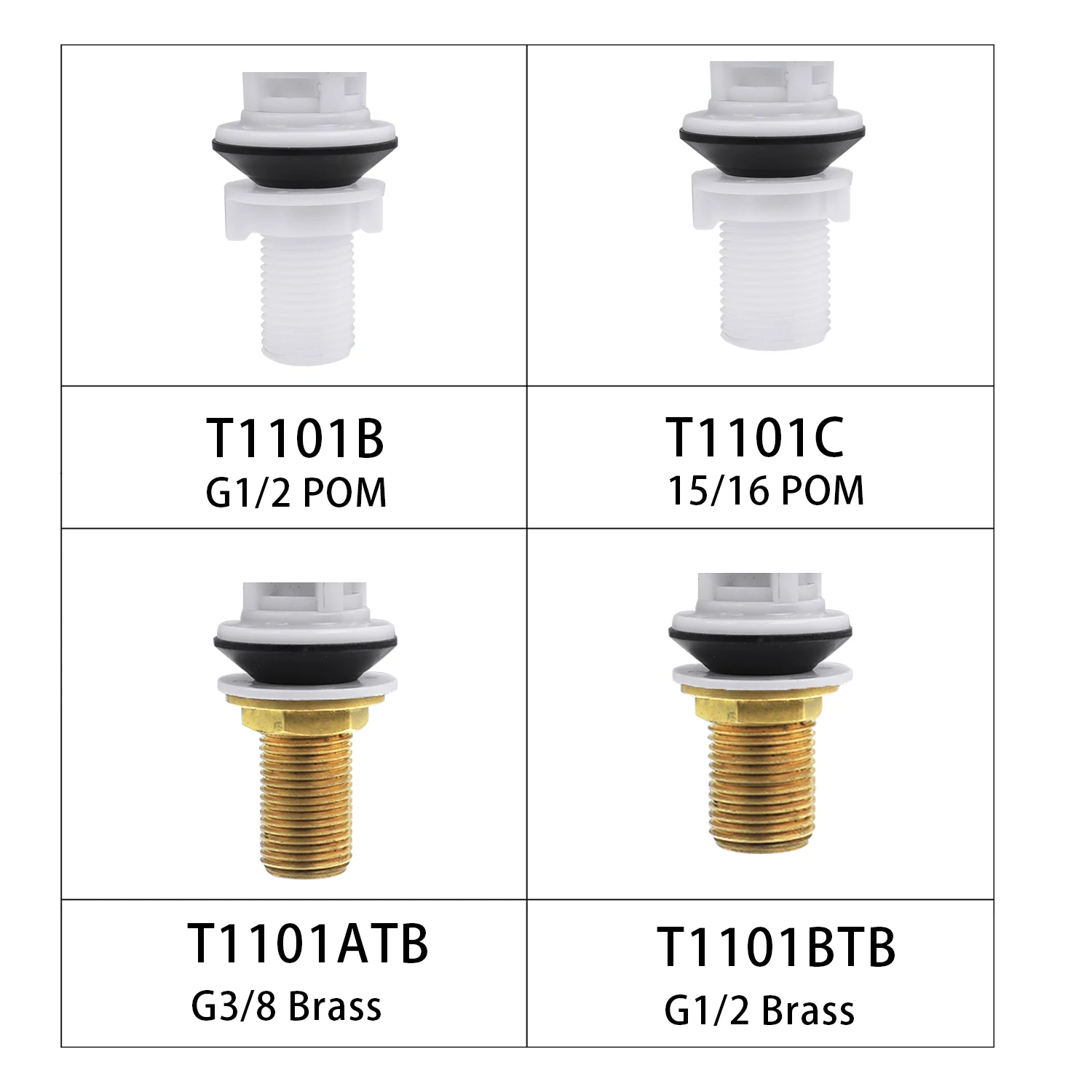 Toilet Water Tank Fittings Fill Valve Dual Flush Set Float Valve Universal Toilet Accessories for Replacement Parts