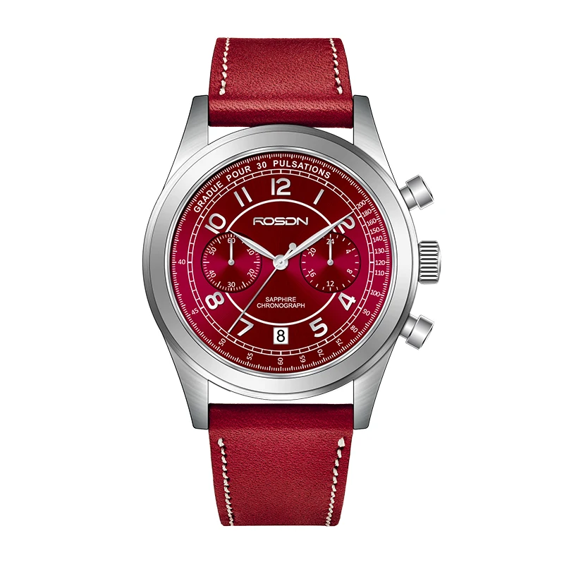 Luxury Custom Brand Wristwatch 316L Stainless Steel Sapphire Multi Functional Chronograph OS21 Custom Wholesale Quartz Watch