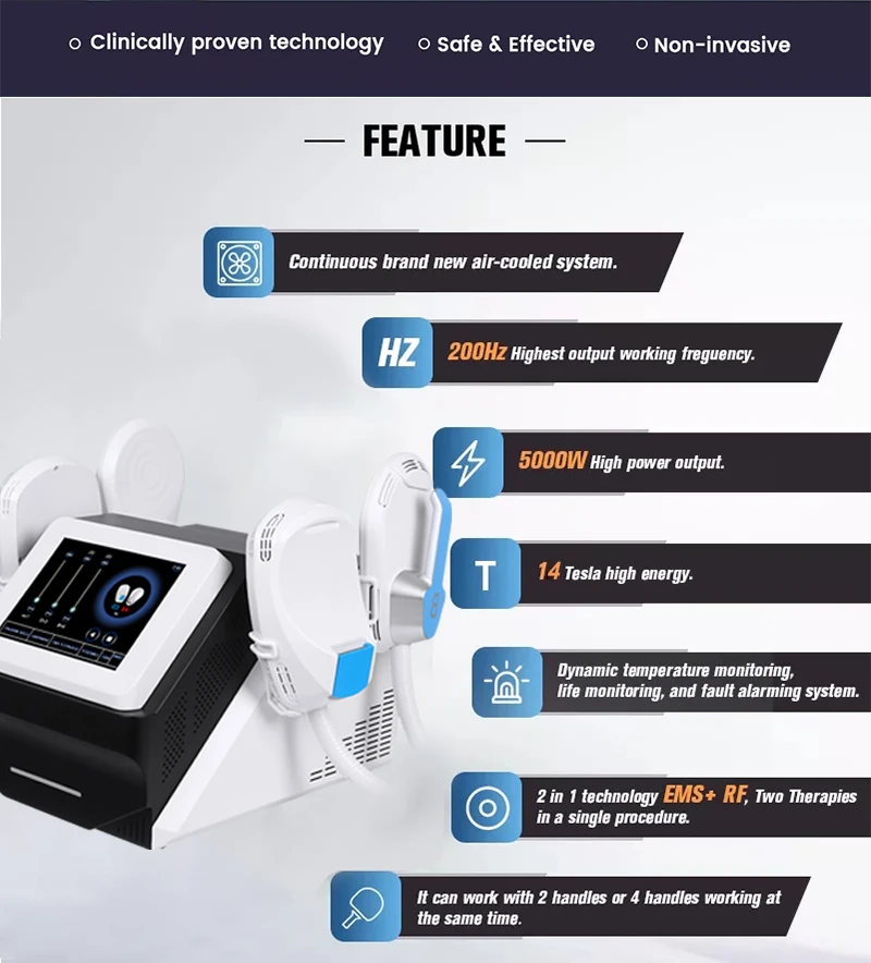 2023 New trend  EMS Muscle Stimulator  building beauty equipment weight loss body sculpt machine for home use