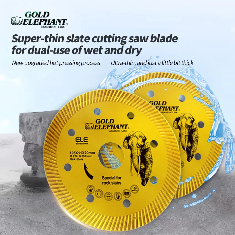 Factory 105 115 125mm diamond blade for ceramic tile stone marble cutting turbo diamond saw blade