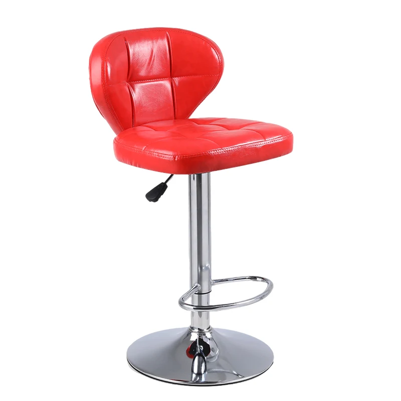Good Quality Hot Selling Nightclub Furniture Swivel Red Leather Bar