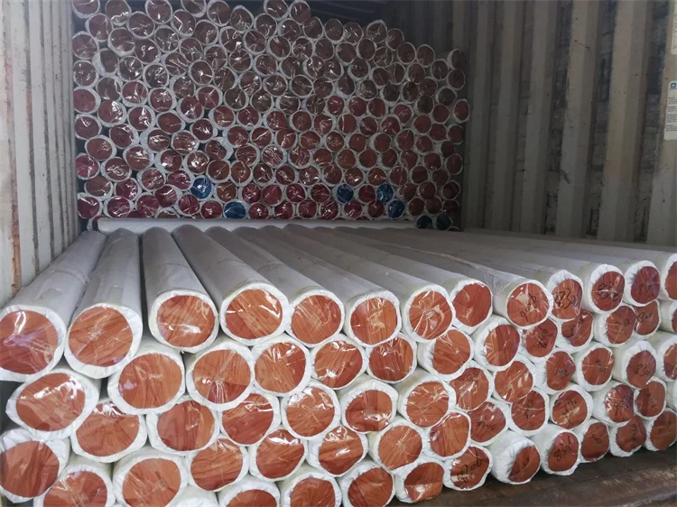 
Hot Sale Red Felt Wool Backed PVC Flooring 