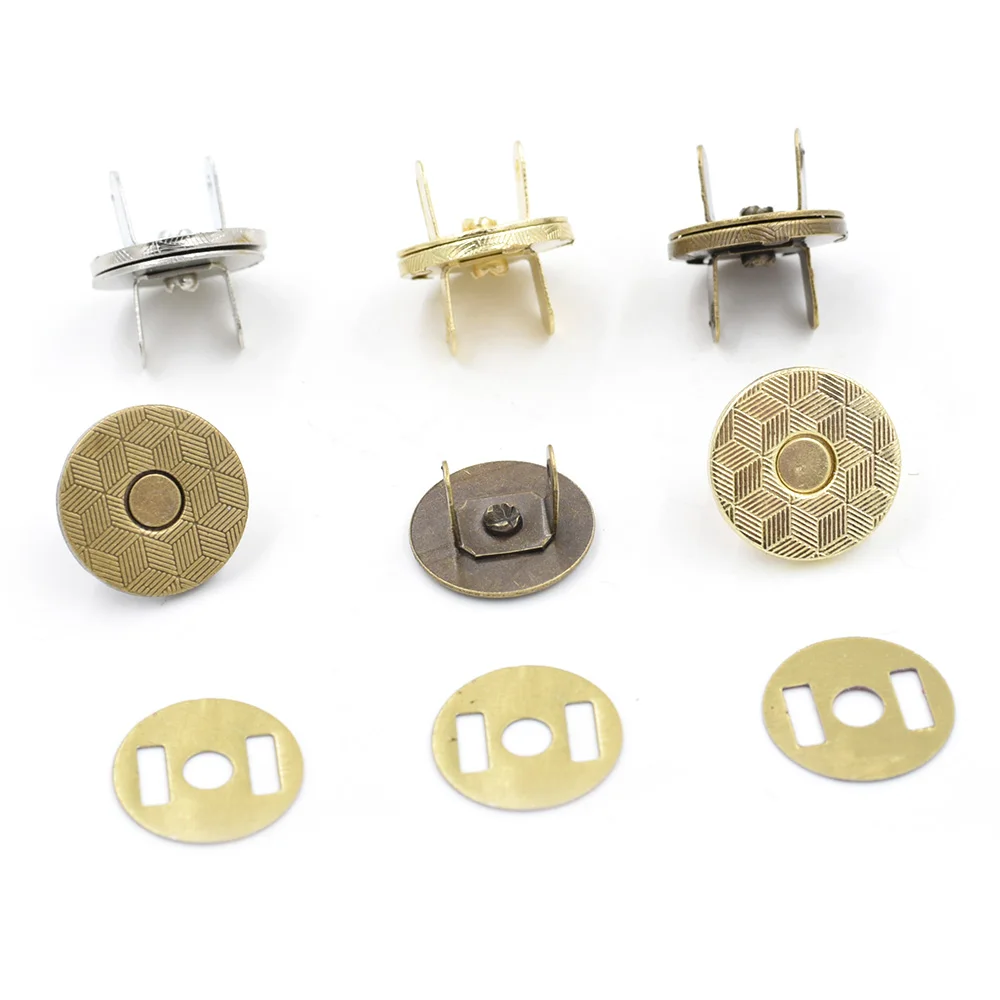Metal Snap Button Brass Metal Ring Popper Snap Studs Button for Garment Clothes