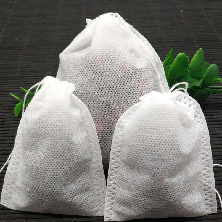 Eco Friendly Drawstring tea bag traditional Chinese medicine non-woven fabric bag