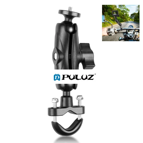 Factory Wholesale PULUZ Motorcycle Handlebar Fixed Mount U-Bolt Base Holder for GoPro and Other Action Cameras
