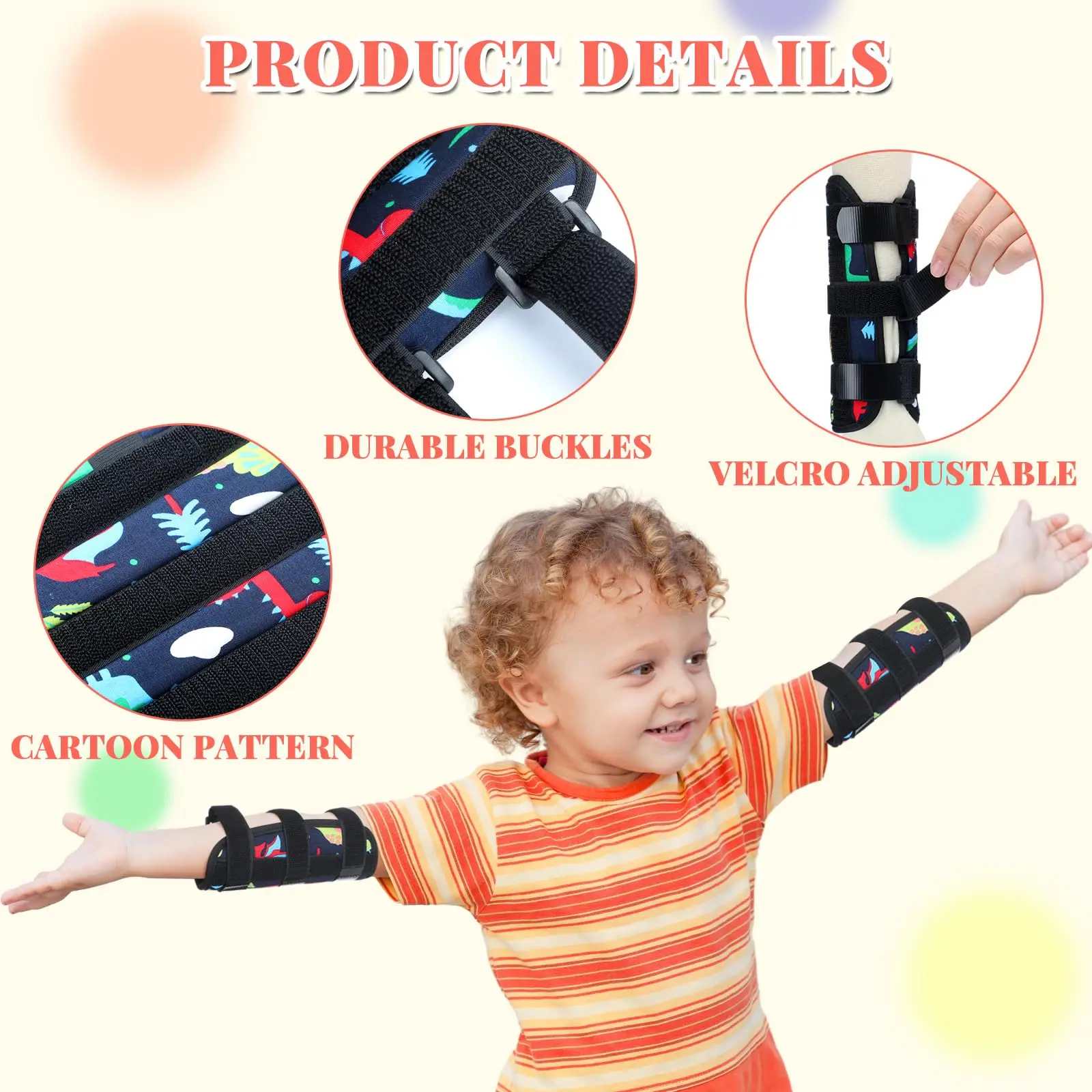 Treatment Dinosaur Finger Sucking Deterrent Guard Prevention Anti Nose Picking Pediatric Elbow Immobilizer  Thumb Sucking Stop