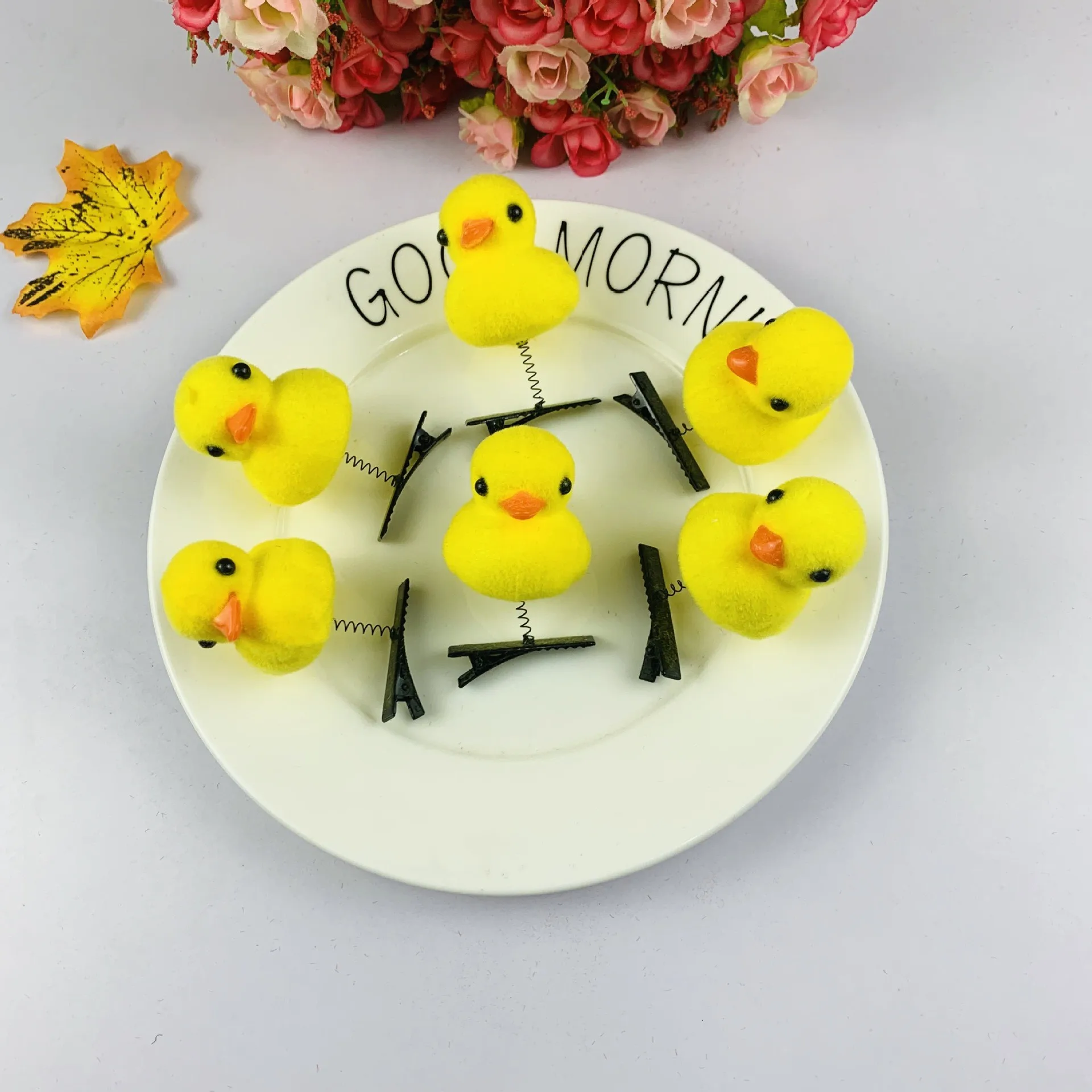 Wholesale Creative Headwear Cute Cartoon Animal Yellow Duck Headband For Children