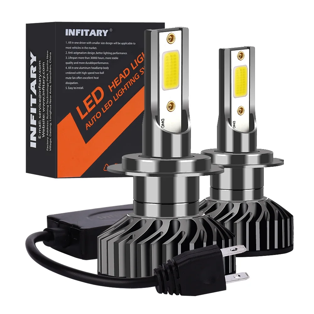 New Arrival F2 H4 LED Headlights 72W 6000K 8000LM COB Led Headlight Bulb H4 H7 H11 LED Headlight Bulbs