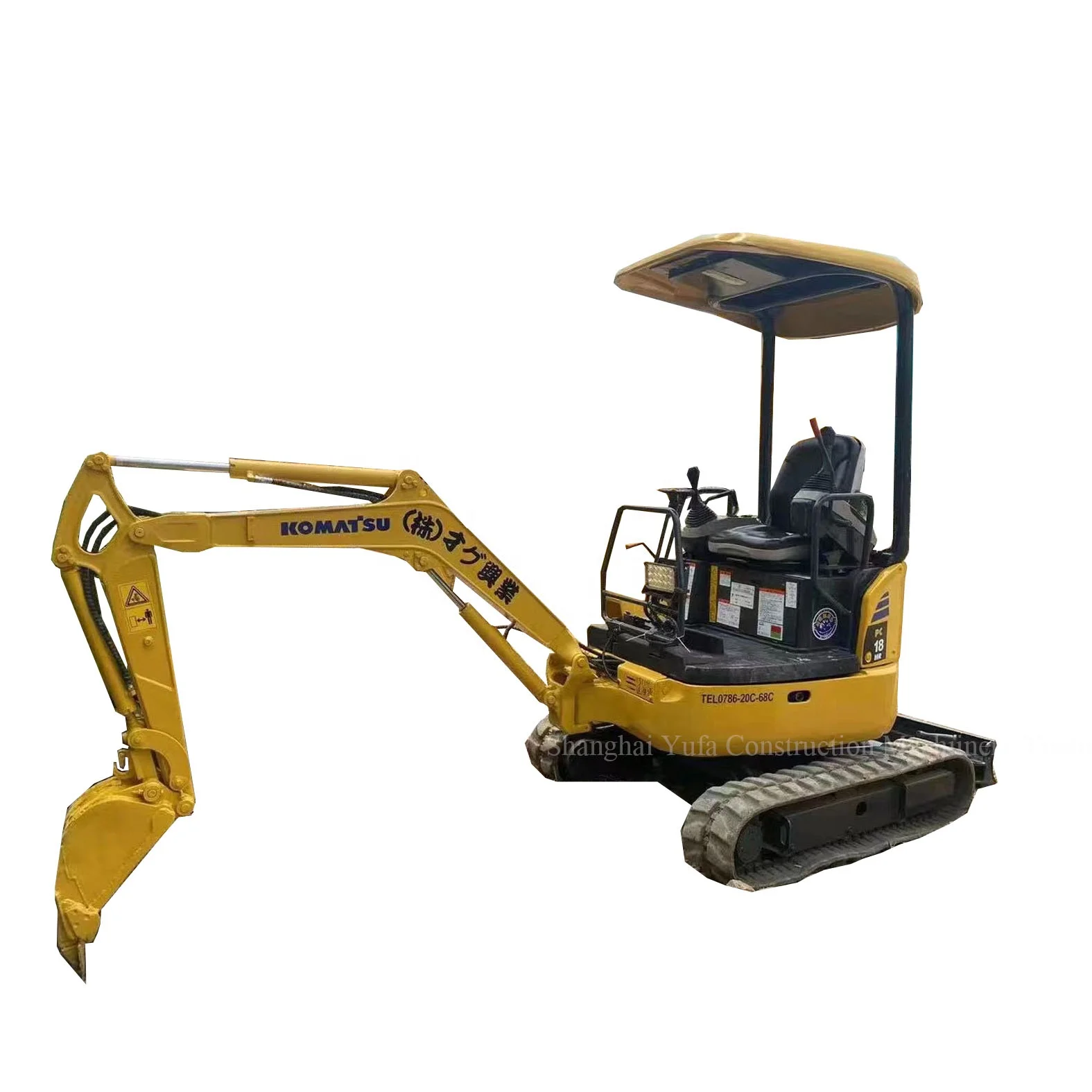 Second hand Komatsu pc18mr excavator good condition mini shape low working hours used KOMATSU PC18MR excavator in China