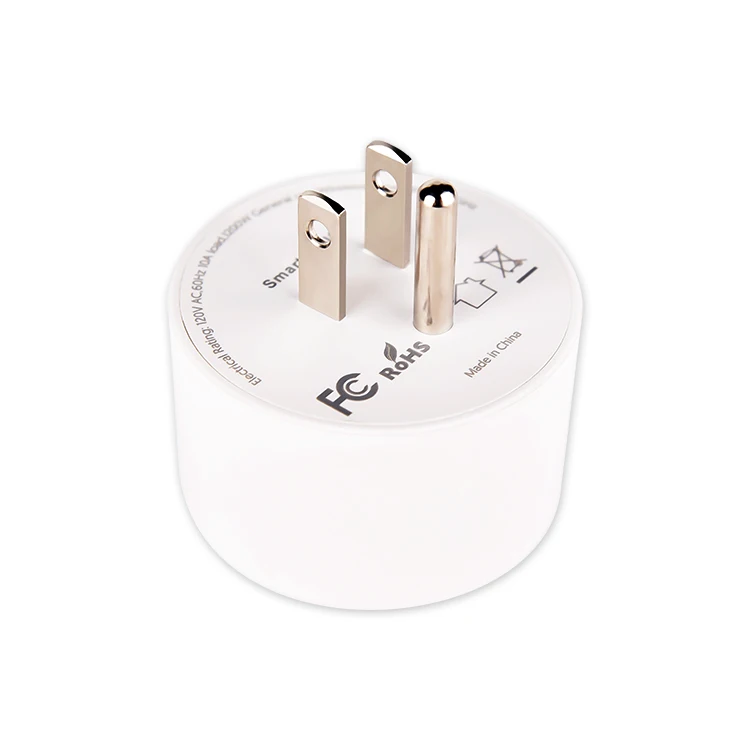
Work with Alexa & Google Assistant WIFI Plug Socket, No Hub Required Tuya Remote Control Smart Plug WIFI 