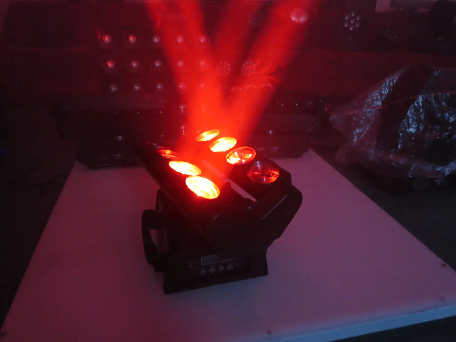 Colorful Rotation Beam Led Moving Head 4 in1 Rgbw 8x12w Spider DJ Stage Effect Party Club Light