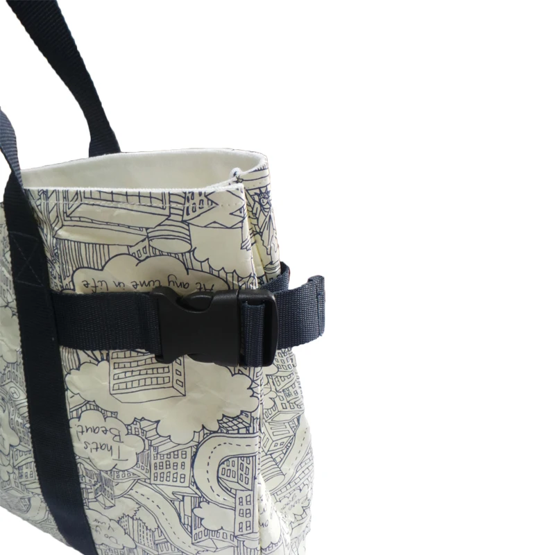 OEM canvas lining dupont tyvek paper travel tote shopping dupont paper tote bag custom eco friendly tote bags tyvek bag