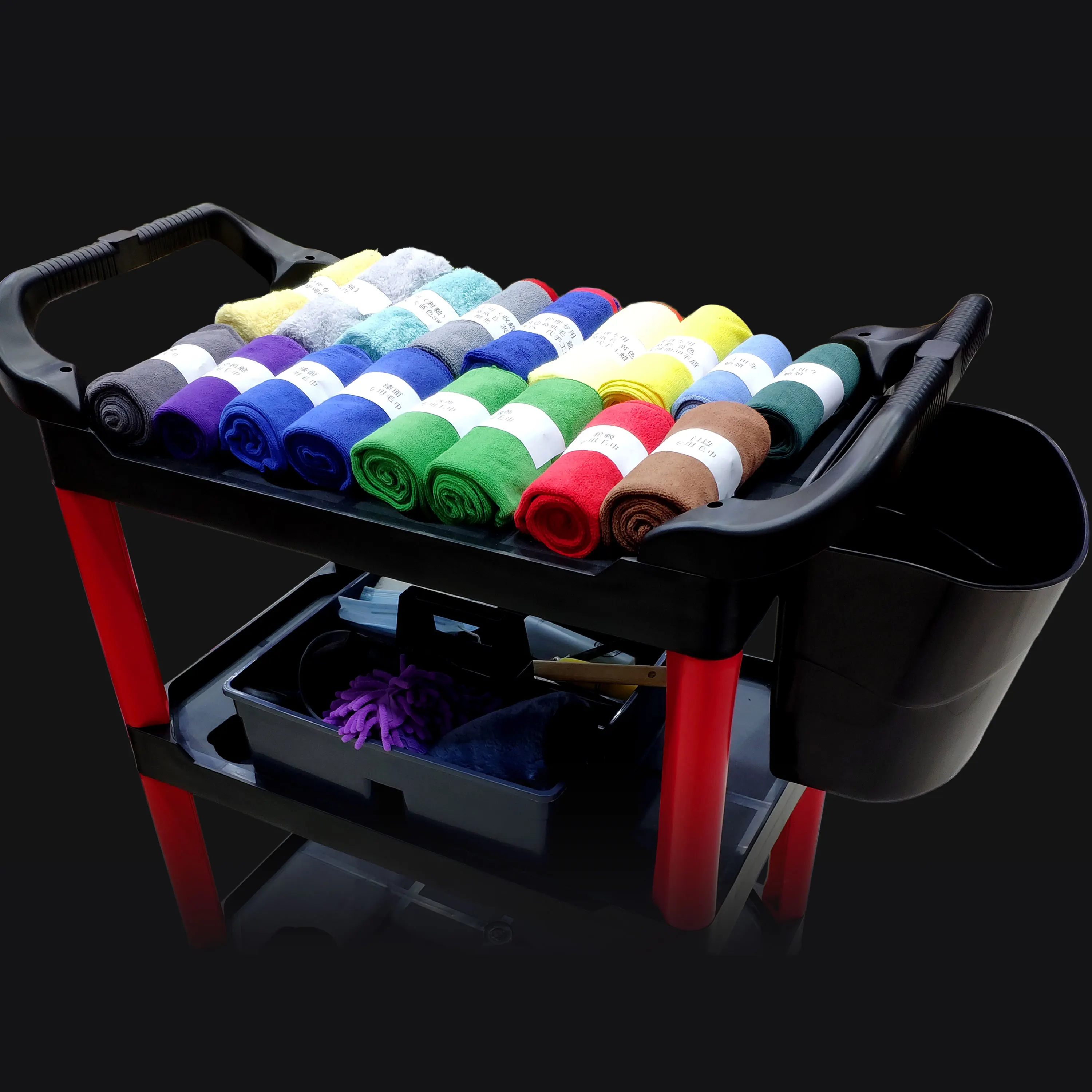 2021 Hot Sale Detachable Multifunctional Car Beauty Washing Tools Trolley