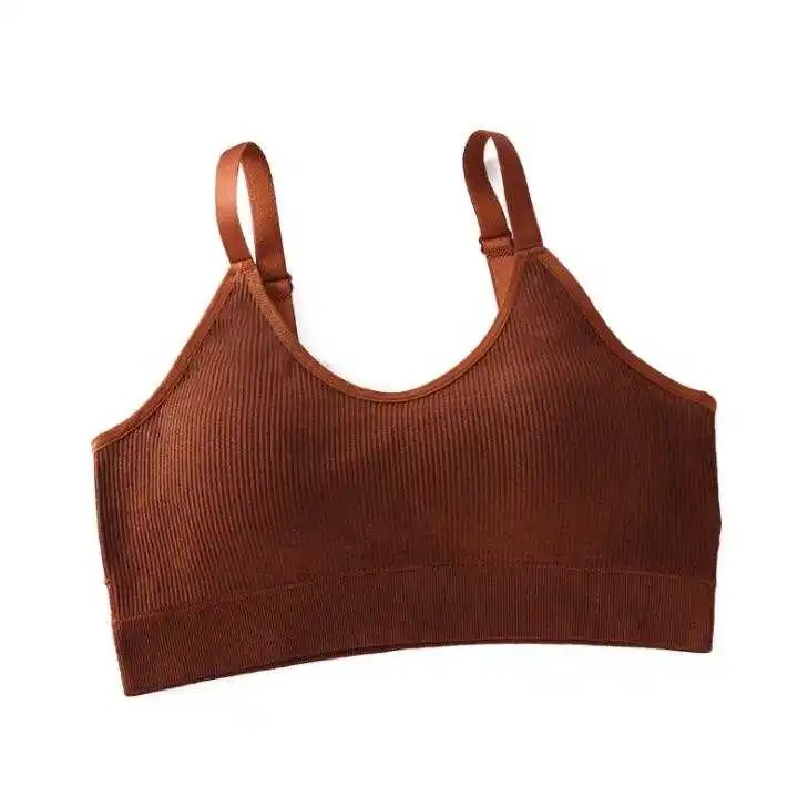 Hot Ms. Bear Wrapped Bra Scalp No Steel Ring Sports Bra Anti-Walk Seamless Thread Vest