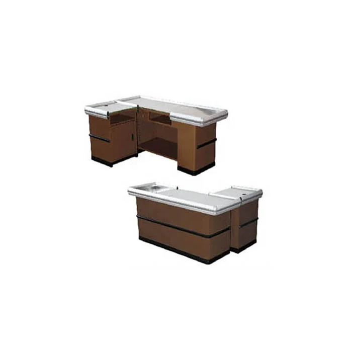 
2020 new style can be customized supermarket cashier counter table 