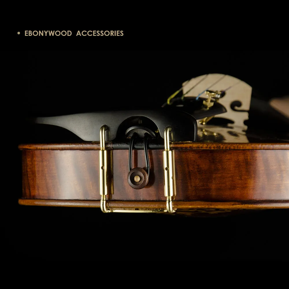 Wholesale 4/4 V08B Violins for Beginners and Students Spruce Face With Maple Back/Side Best Gift String Bow