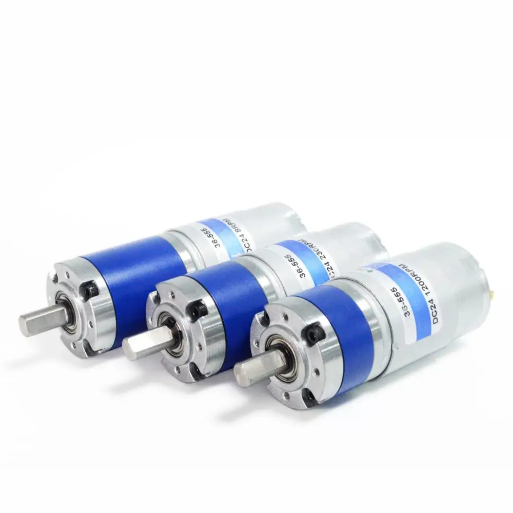 36-555 DC 6V12V Carbon Brush Planetary Gearbox Gear Motor For Robot Smart Home small planetary gearbox planetary gear reducer