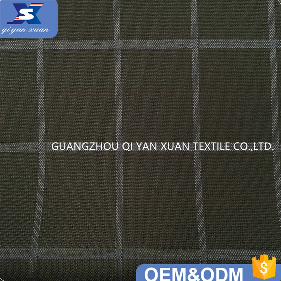 Новый полиэстер вискоза спандекс смешанный материал клетчатый дизайн подходит для мужского костюма Блейзер брюки одежда тканая ткань