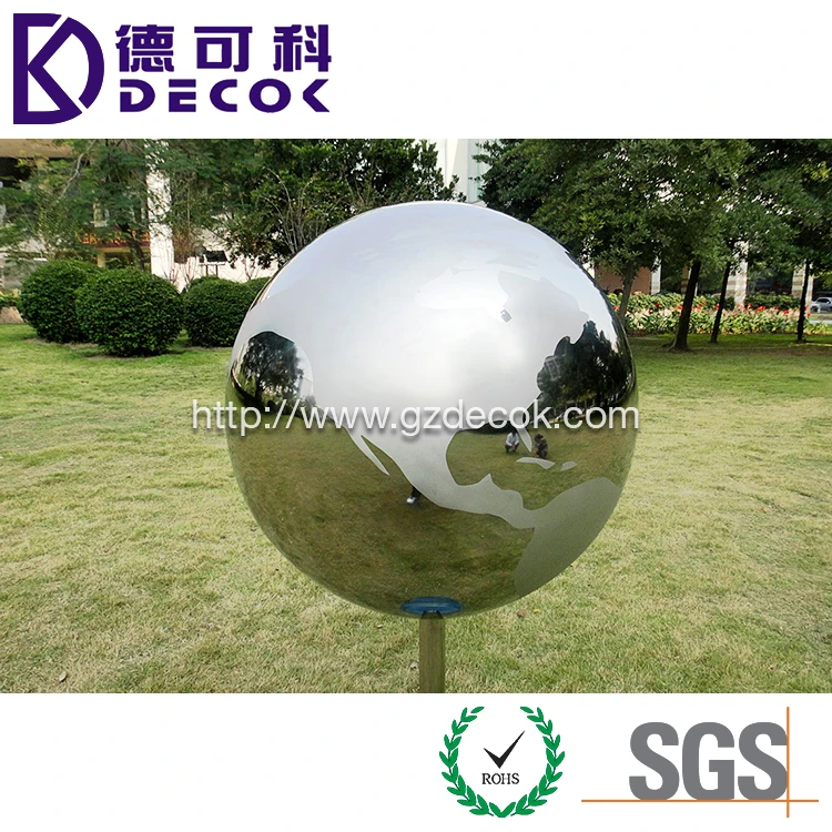 polished stainless steel metal hollow 50cm steel sphere
