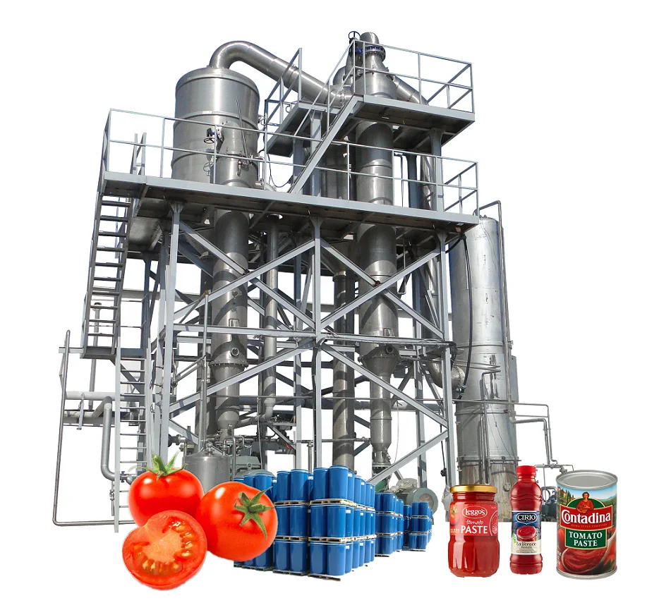 turnkey plant for the production of sauces, ketchup and tomato paste