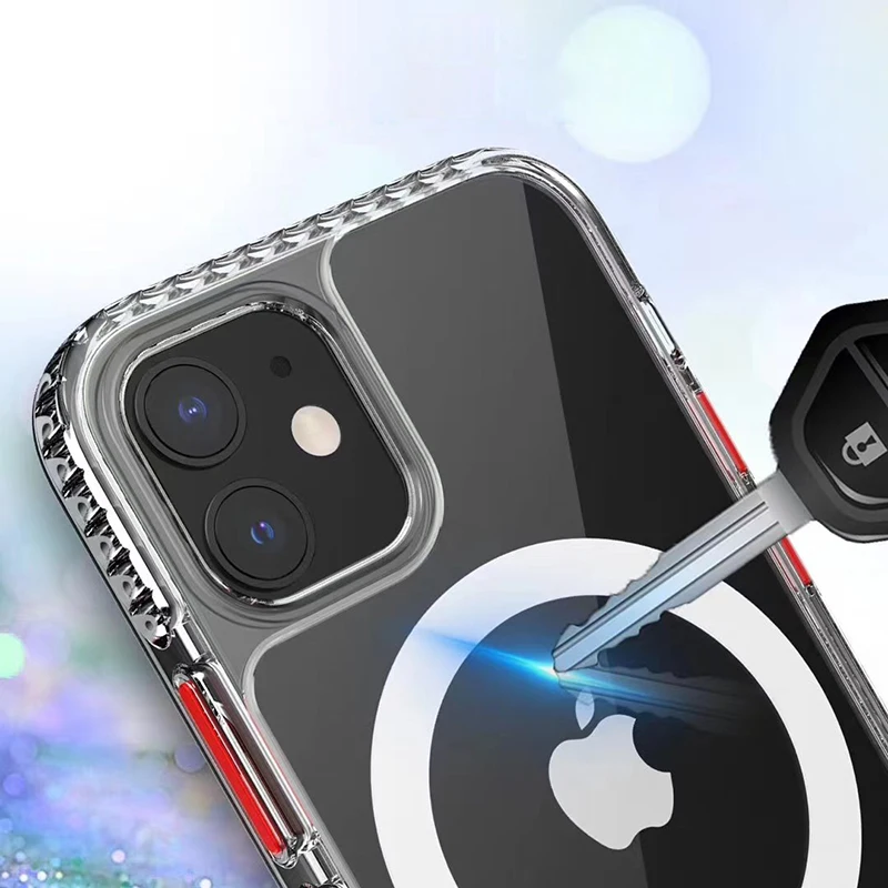  Новое поступление магнитный Прозрачный чехол для телефона из ТПУ Iphone 11/11 Pro/11 Pro Max/12 Mag безопасный