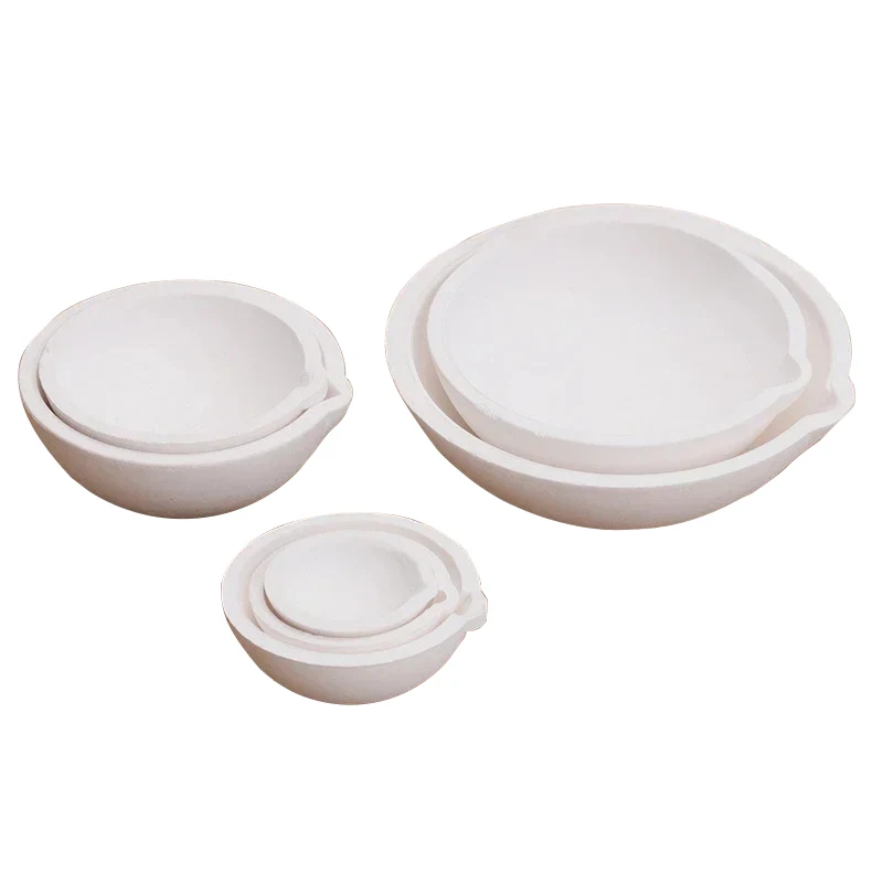 High Quality 100g-10kg jewelry casting melting crucible pot silica quartz crucible for gold silver copper melting