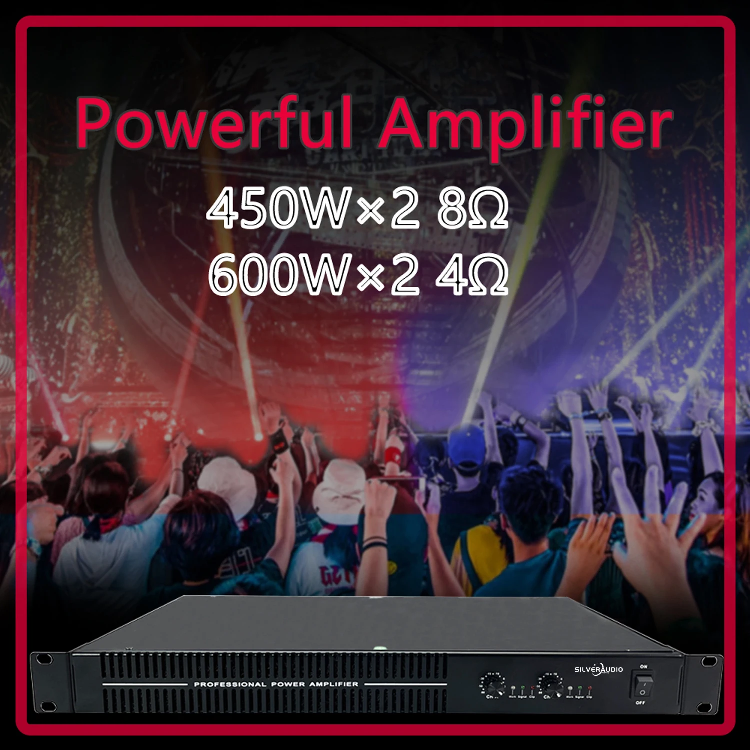 GAP-D1000 Factory Low Price High Quality DJ Amplifier 2-Channel High Power 5000W Amplifier for Professional Stage Use
