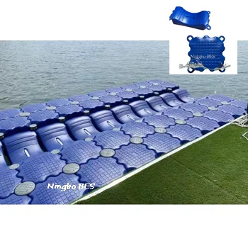 Shore ramp marine jet ski floating dock modular floating dock platform plastic pier pontoon bridge