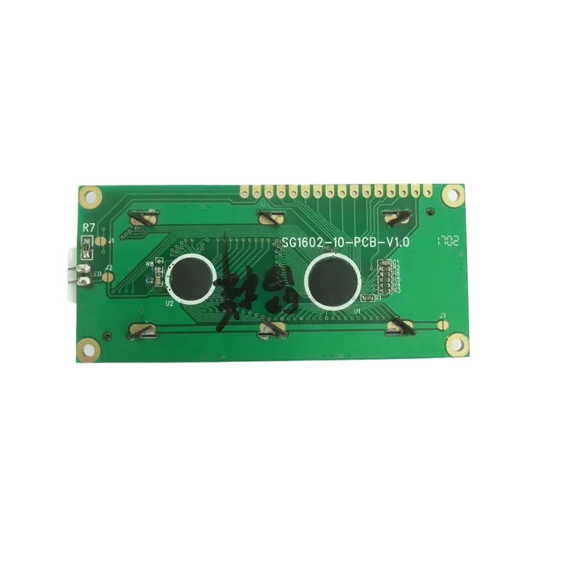 Factory OEM 16x2 Transflective Monochrome LCD Segment 16x2 LCD Display Module