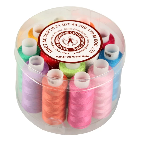colored  25yard sewing thread 72pcs 100% polyester   sewing thread  40/2