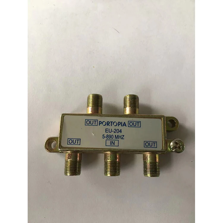 ПРОФЕССИОНАЛЬНЫЙ ЗАВОД по изготовлению 4 способ волоконно-оптический разветвитель кабельного телевидения РЧ разветвитель 4 способа разветвитель