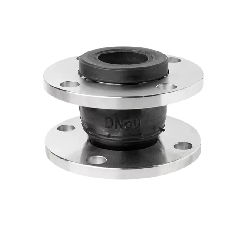Sanitary Use Stainless Steel Flanged Flexible Rubber Expansion Joint