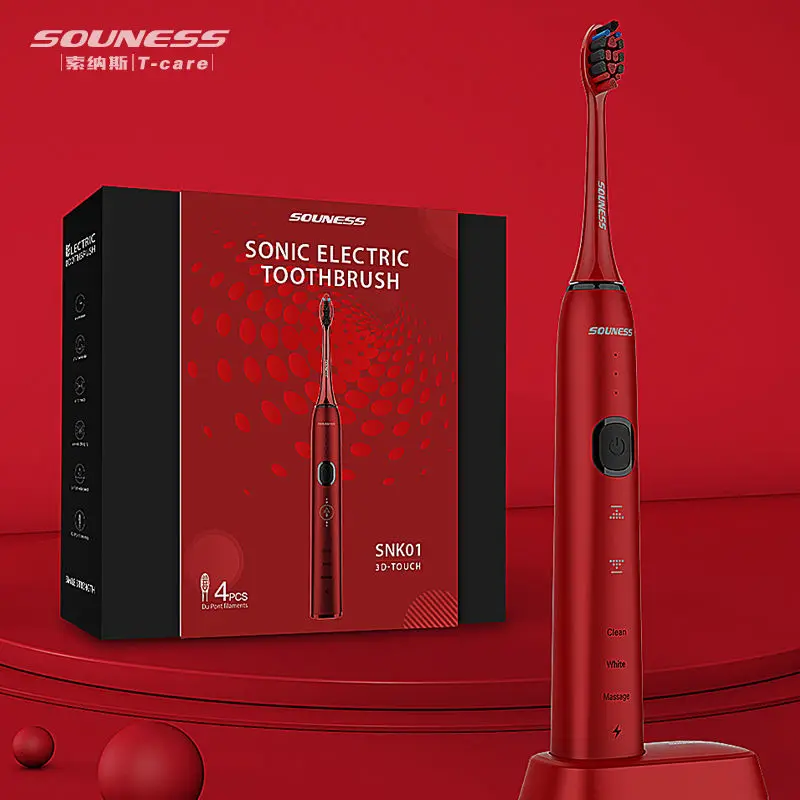 Перезаряжаемые 5 Режим головной изготовитель водонепроницаемый IPX7 usd Тип C Ультразвуковая электрическая зубная щетка для зубных щеток