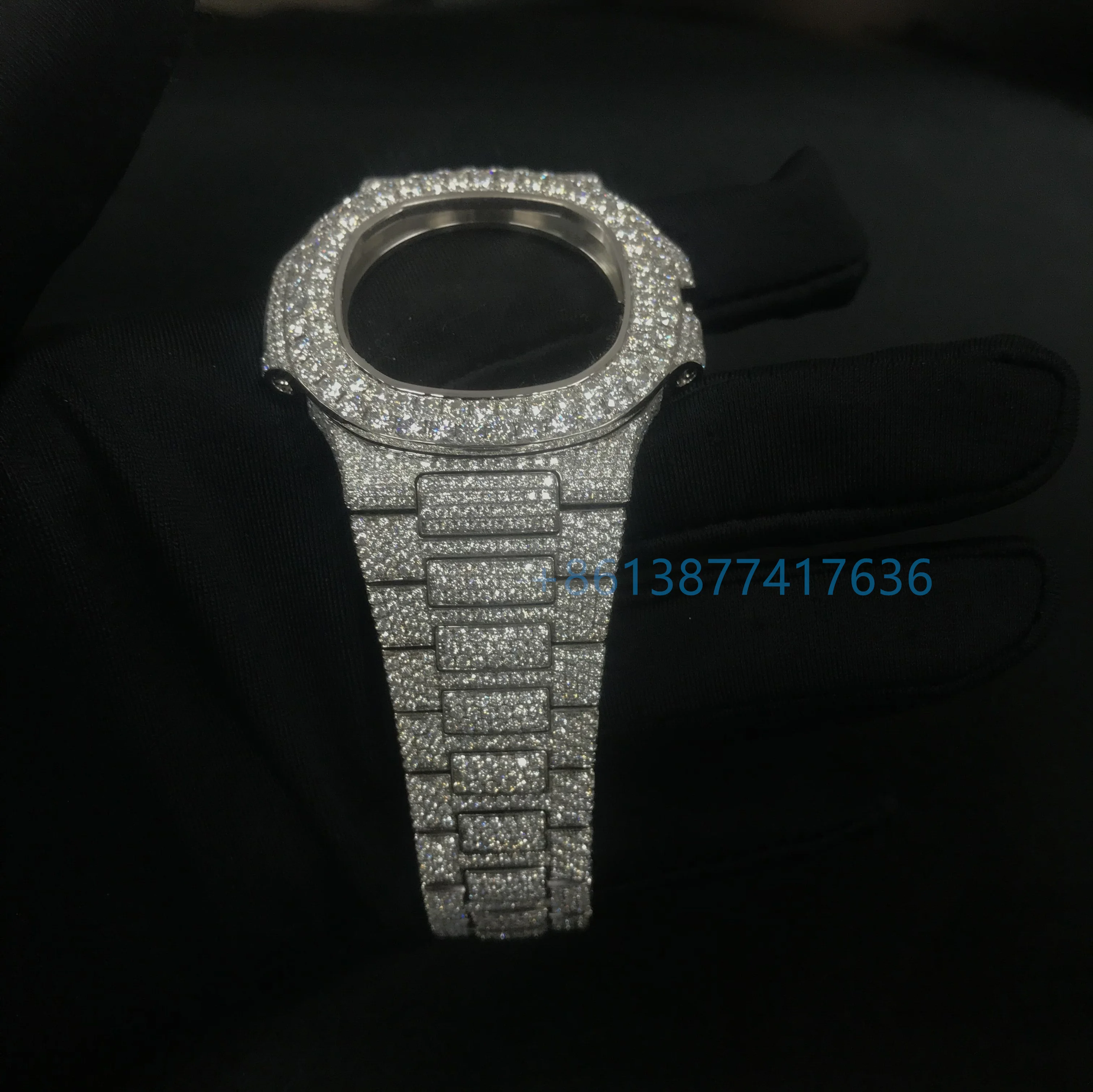  Заказные роскошные часы VVS Diamond Iced Out