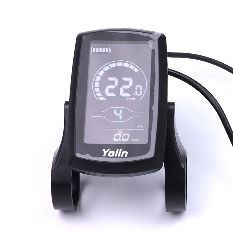 EMC/CE/ROHS YL-80C 36V/48V Waterproof IP65 Other Electric Bicycle Parts E Bike Control Panel Display LCD