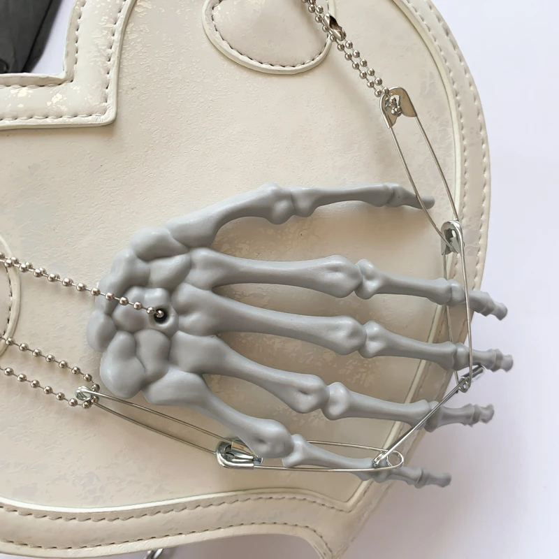 3D Skeleton Gothic Bags for Women Unique Shaped Novelty Hand Bags Halloween Purses and Handbags