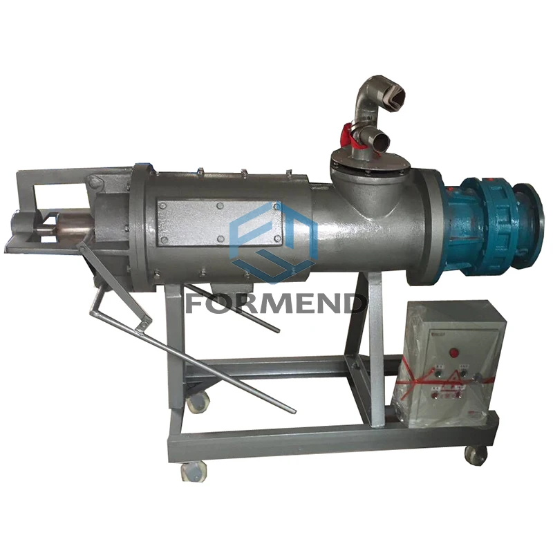Good factory new design cow manure dryer machine/animal waste dewatering machine