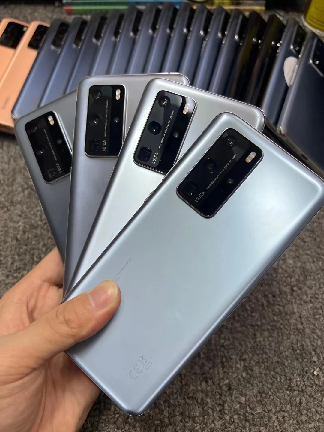 Wholesale used phone for huawei p40 pro plus 5G ELS-AN10 50MP Camera 8GB 512GB Penta Back Cameras Android Smartphone
