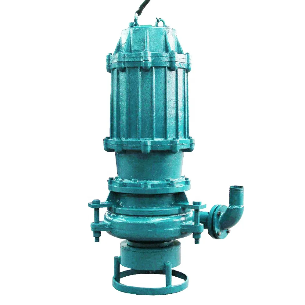 Heavy brand submersible dredge pumps at work with excavators coupled to the agitator