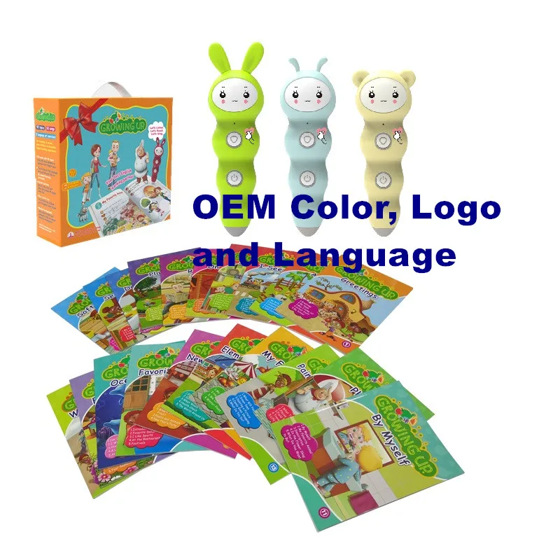 Детские английские книги для выращивания чтение умная говорящая ручка ...