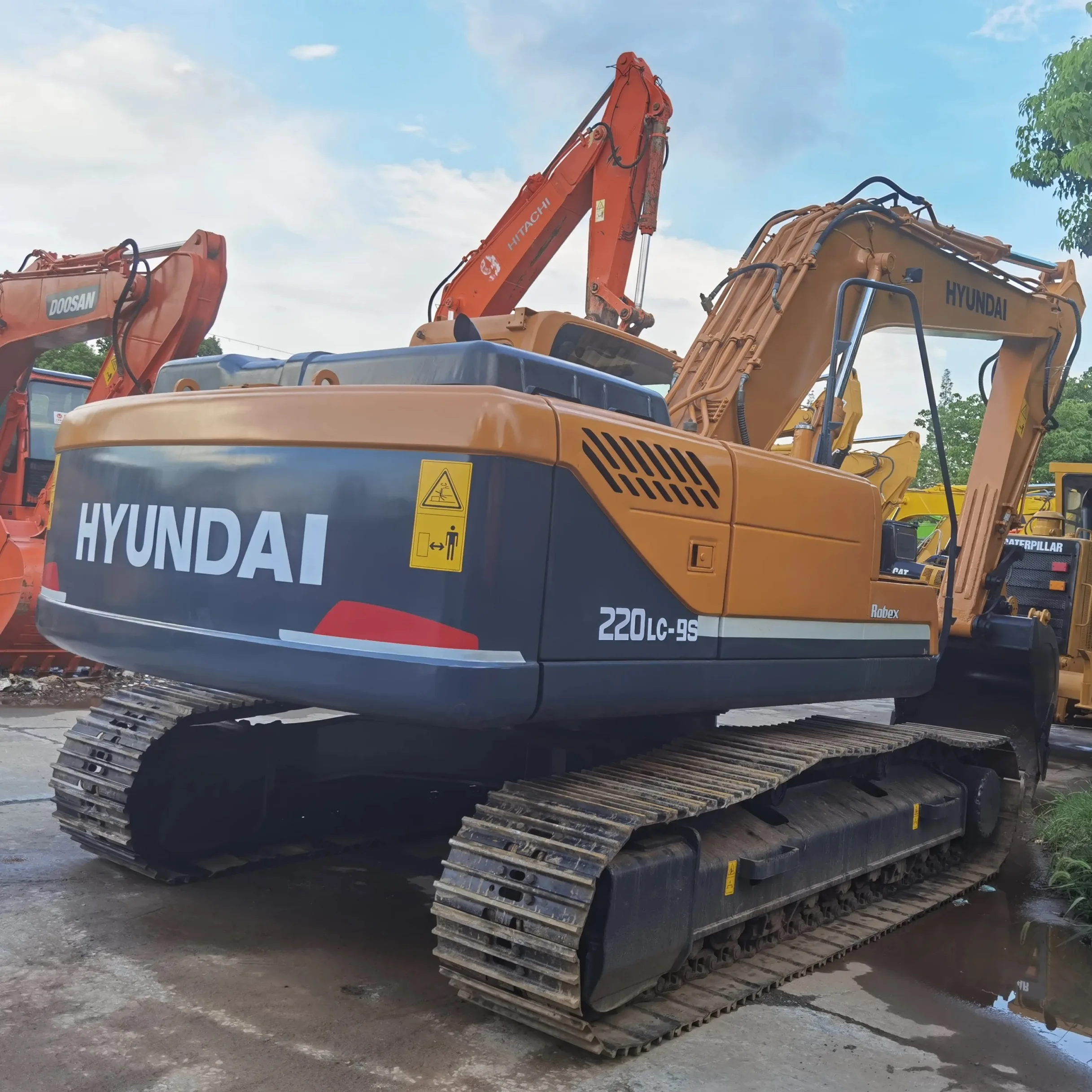 Гусеничный мини-экскаватор SANY SY75C б/у экскаватор cat 307