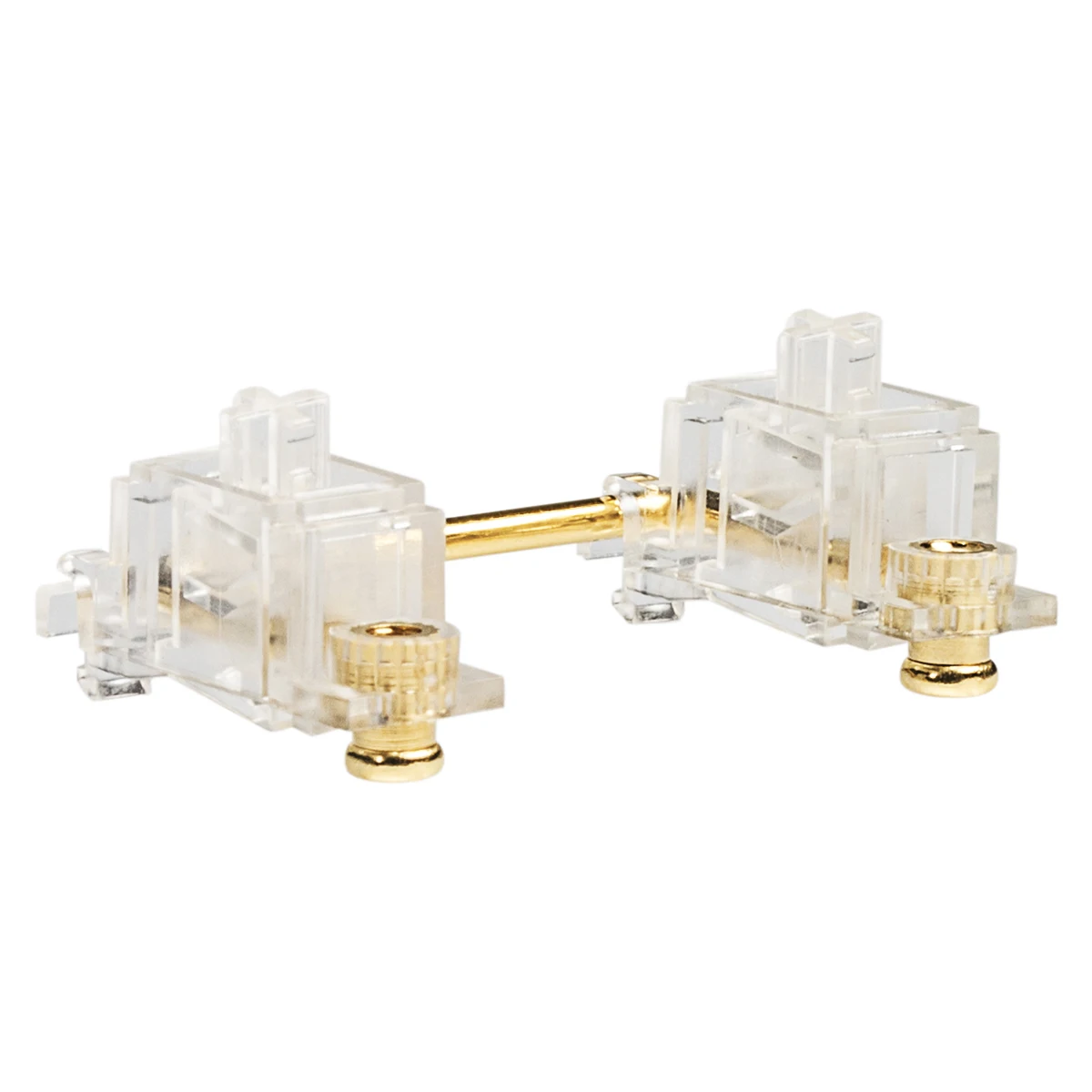 DUROCK Transparent Gold Plated 2U 6.25U 7U 3U Screw in Stabilizers PCB Mount keyboard Stabilizer Space Bar Keycap Stabilisers