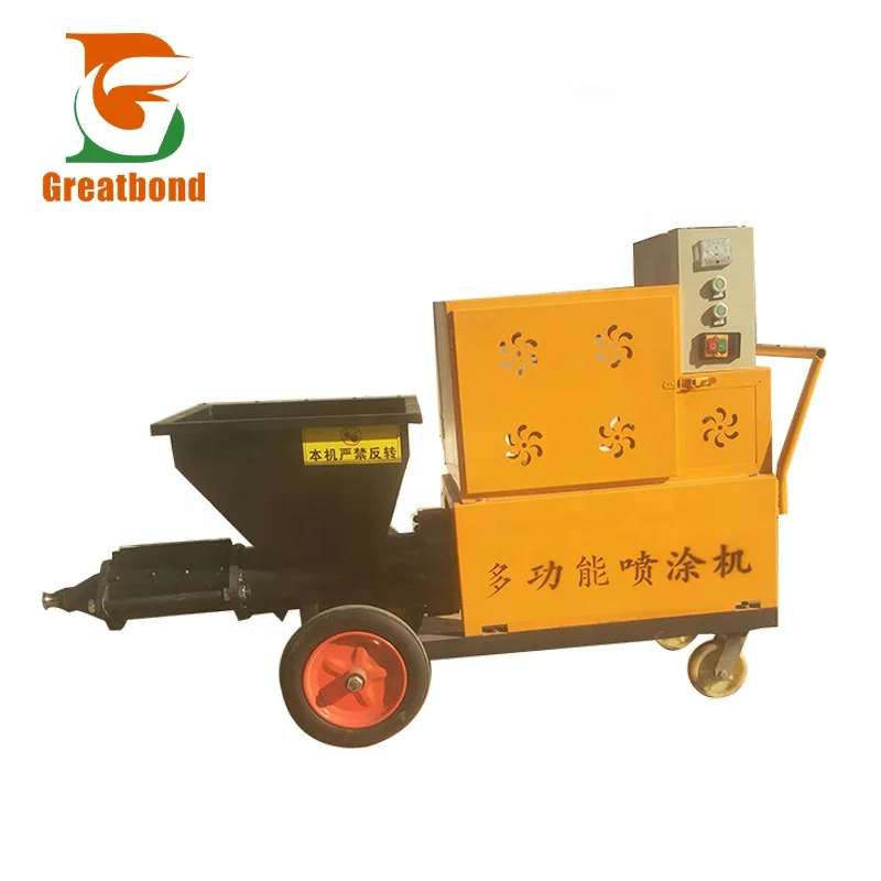 Stucco sprayer mortar spray machines
