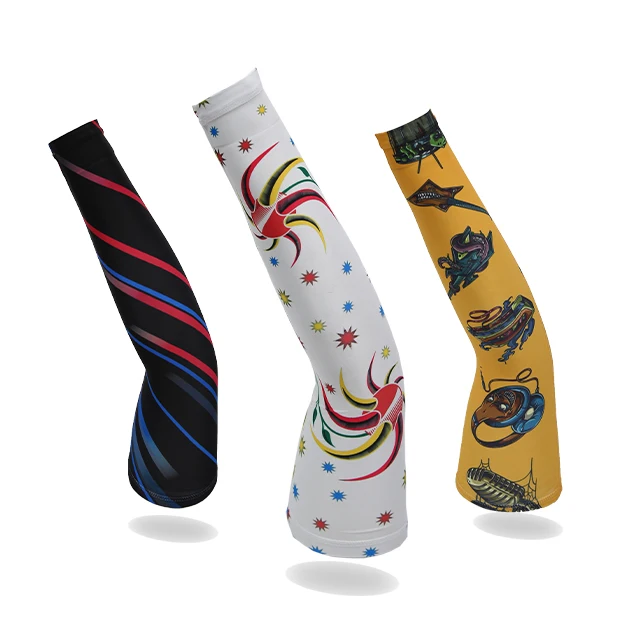 Hot Selling Custom Compression Sport Anti UV Cool Cycle Arm Sleeve For Baseball